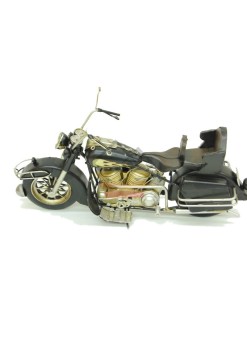 Nostaljik Vintage Eskitme Tarz Dekoratif Metal Chopper Motosiklet