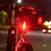 Pratik Usb Şarj Edilebilir Parlak Bisiklet Led Lamba Su Geçirmez Güvenlik Uyarı Arka Lamba Işığı