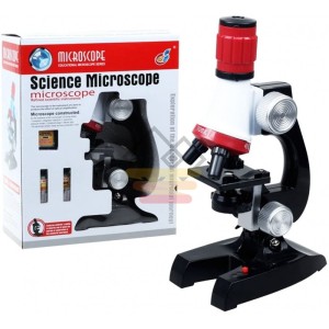 Çocuklar İçin Eğitici Mikroskop Kiti Zoom Led Işıklı 100x 400x 1200x St1200x