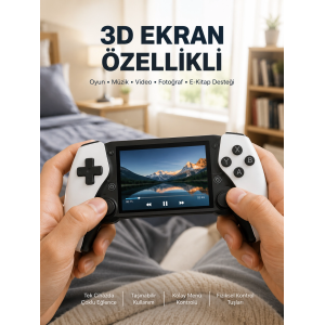 64gb Hafızalı Emülatör Destekli Oyun Konsolu Yeni Nesil