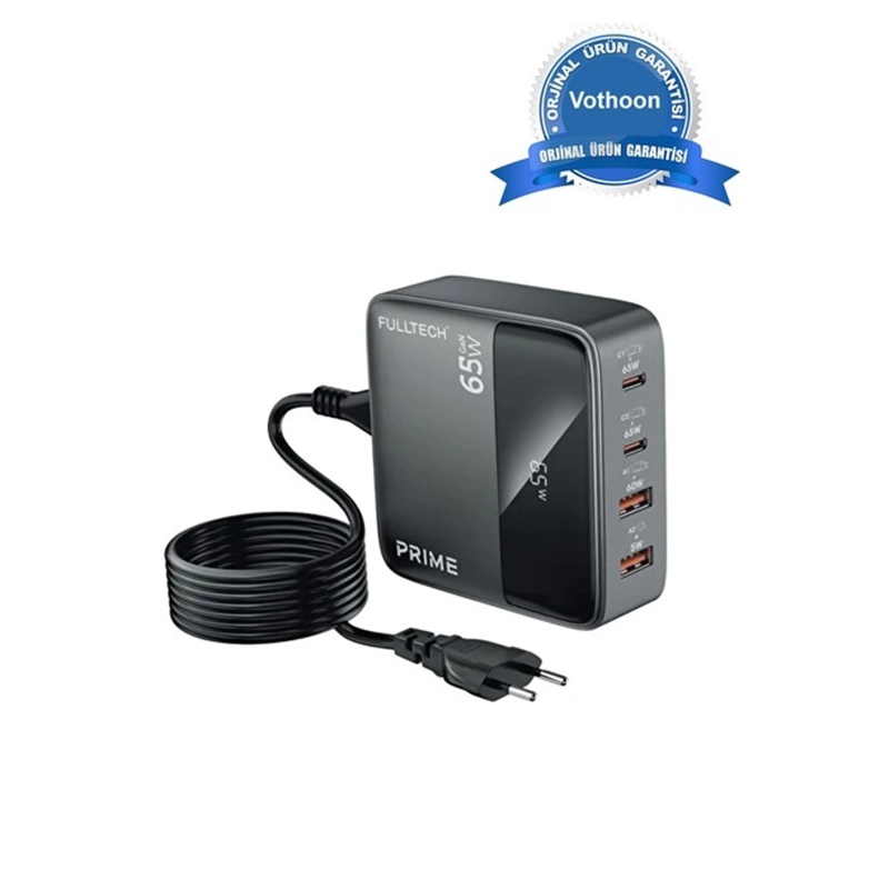 65w Masaüstü 4 Portlu Hızlı Şarj Cihazı İstasyonu 2xusb-a, 2xtype-c Giriş,1,5 Mt. Kablo 65w Masaüstü 4 Portlu Hızlı Şarj Cihazı İstasyonu 2xusb-a, 2xtype-c Giriş,1,5 Mt. Kablo