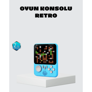 666 Oyunlu Retro Mini Oyun Konsolu – 3.5" Lcd Ekran Ve Çift Kişilik Oyun
