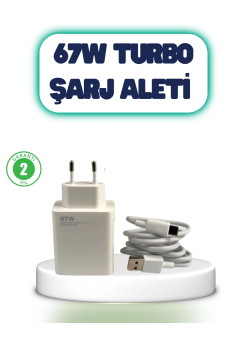 67 Watt Hızlı Şarj Aleti Poco F2 F3 F4 Uyumlu