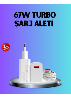 67 Watt Type C Hızlı Şarj Başlık  Black Shark Uyumlu