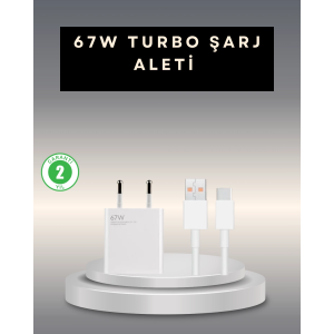 67 Watt Type C Şarj Adaptörü Poco X3 X4 X5 Pro Uyumlu