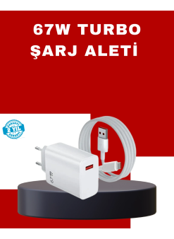 67 Watt Yüksek Güç Şarj Adaptörü Mi 10 Mi 11 Mi 12 Uyumlu