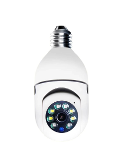 Wifi 360 Panoramik Ampul Kamera Gece Görüş Sesli Akıllı Hareket Algılayıcı