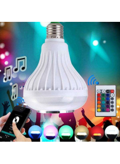 Hoparlör Ve Led Lamba Uzaktan Kumandalı Ampül
