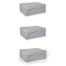 Baza Altı Boy Çok Amaçlı Düzenleyici Kutu Organizer Cırt Cırtlı Hurç 19cm X 40cm X 50cm (10 Adet)