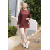 Yeni Stil Kahve Arma Detaylı Tunik 10020