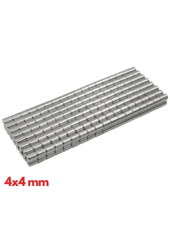 2000 Adet 4x4 Mm Yuvarlak Neodyum Mıknatıs