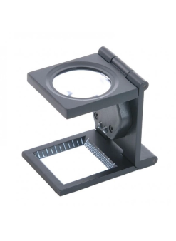 -25x25 Mm Full Çelik Kaplı Katlamalı Büyüteç Th-9005b