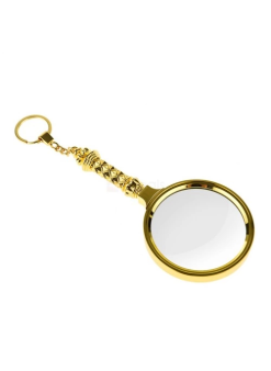 -5x90mm Tüm Metal Altın Renkli, Hediye Büyüteç,optik Lensler Ile Çinko Alaşım Metal Çerçeve