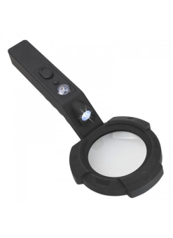 -7 Led Aydınlatma,fener,pusula,4x Büyütme Okuma Büyüteç  Th-600557