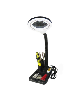 -esnek 5x /10x,40 Led Işıklı Büyüteç ,lamba  Büyüteç Okuma, Çalışma Lehim Masa Lambası A808
