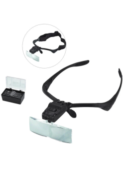 -ışıklı Gözlük Büyüteç - 5 Farklı Lens 9892b