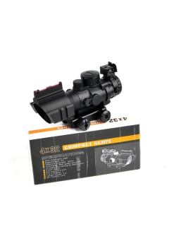 Spıke 4x32 Kırmızı Işıklı  Dürbünü 4x32