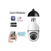 Wifi 360 Panoramik Ampul Kamera Güvenlik Kamerası Çift Wifi 360 Derece Gece Görüşlü