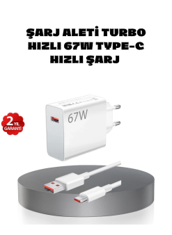 67w Turbo Type-c Hızlı Şarj Adaptörü – Akıllı Koruma Çipli, Hızlı Şarj Destekli