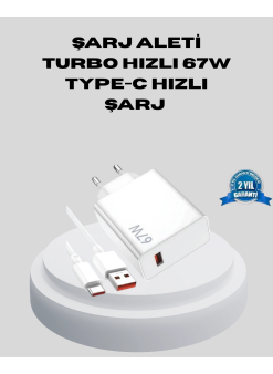 67w Type-c Turbo Şarj Cihazı – Aşırı Akım Ve Isı Koruması, Seyahat Uyumlu