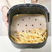 250 Adet Air Fryer Pişirme Kağıdı Tek Kullanımlık Hava Fritöz Yağ Geçirmez Yapışmaz Gıda Pişirme Kağıdı Delikli Kare Model