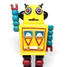 Decotown Nostaljik Sevimli Uzaylı Robot Şeklinde Figür Biblo