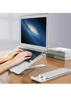 Ayarlanabilir Plastik Dizüstü Destek Tabanı Katlanabilir Taşınabilir Laptop Sehpası Yükselti