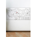 Yazılabilir Türkiye Haritası Manyetik Duvar Stickerı 110 X 56 Cm