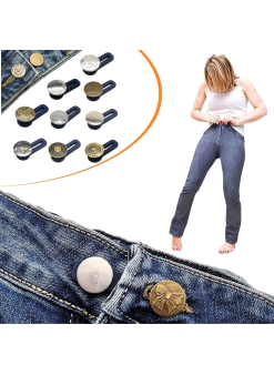 10 Adet Yedek Kot Düğmeleri Beden Genişletici