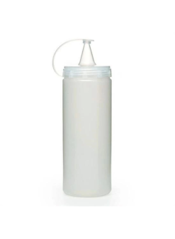 Şeffaf Kapaklı Sızdırmaz Yağlık Sosluk Şişesi Plastik Yağdanlık 400 Ml Ap-9028