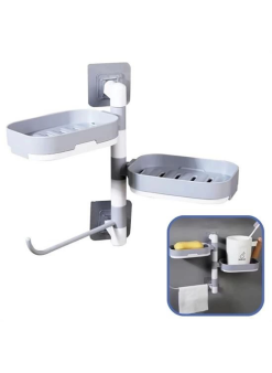 Çoklu Sabun Tutucu Fonksiyonel Banyo Sabunluk