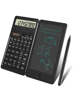 Silinebilir Lcd Yazı Tabletli,kalemli Katlanabilir Bilimsel Hesap Makinesi