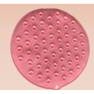 Pratik Yuvarlak Vantuzlu Banyo Sırt Kese Matı 26 Cm