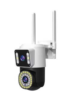 4mp Yoosee Çift Lens Ip Kamera - Wıfı Açık Otomatik İzleme, Su Geçirmez Kablosuz Güvenlik Ev Kamerası, Renkli Gece Görüş