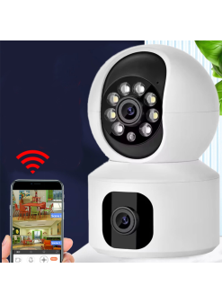 Yosee Uygulama Çift Kameralı Wifi Bağlantılı Gece Görüşlü Ev Tipi Güvenlik Kamerası