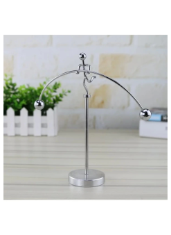 Tasarımlı Ve Eğlenceli Metal Oyuncak Figürü Newton Denge Adam