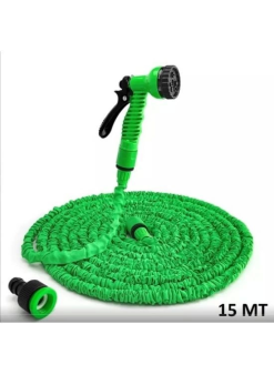 Uzayan Hortum Tabancalı 15 Metre Magic House | Bahçe Sulama İçin Expandable Hose