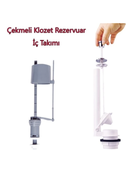 Klozet Sifon Çekmeli Rezervuar İç Takım Su Tasarruflu Seramik