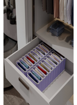 11 Bölmeli Dolap Ve Çekmece Içi Düzenleyici Akordiyon Organizer M-00500 (3 Adet) 00517