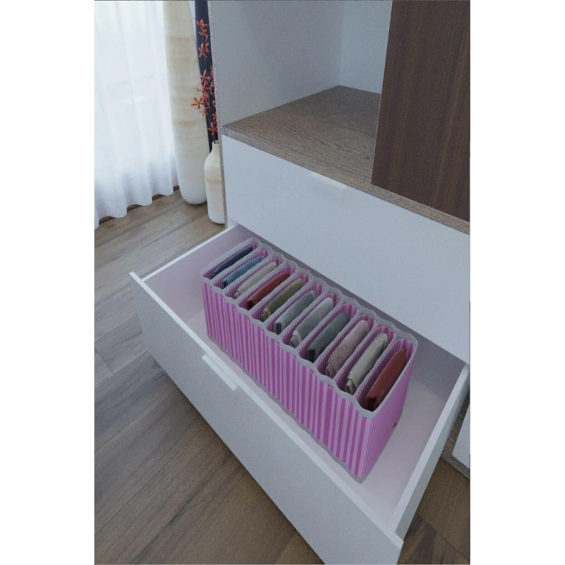 11 Bölmeli Dolap Ve Çekmece Içi Düzenleyici Akordiyon Organizer M-00500 (6 Adet) 11 Bölmeli Dolap Ve Çekmece Içi Düzenleyici Akordiyon Organizer M-00500 (6 Adet)