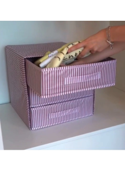 3 Bölmeli Çekmece , Çok Amaçlı Organizer - Çorap Çamaşır Organizer - Masa Üstü Düzenleyici