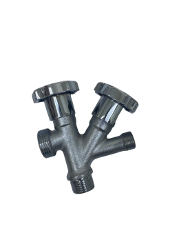 Dual Çiftli Çatallı Çamaşır Makinesi Ara Taharet Musluk Ara Musluk