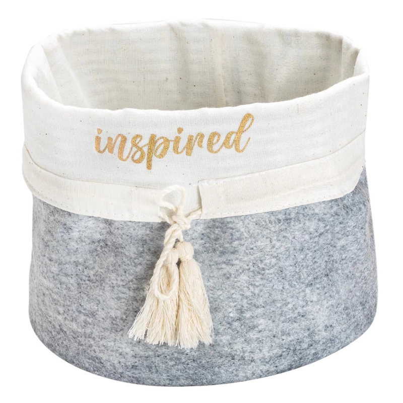 Yuvarlak Katlanabilir Çok Amaçlı Saklama Organizer Kutu Keçe Sepet (mini) - 03402 Yuvarlak Katlanabilir Çok Amaçlı Saklama Organizer Kutu Keçe Sepet (mini) - 03402