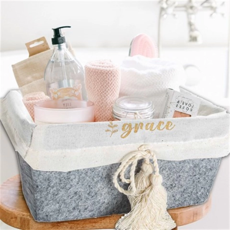 Çok Amaçlı Saklama Organizer Kutu Kare Keçe Sepet (maxi) - 03426 Çok Amaçlı Saklama Organizer Kutu Kare Keçe Sepet (maxi) - 03426