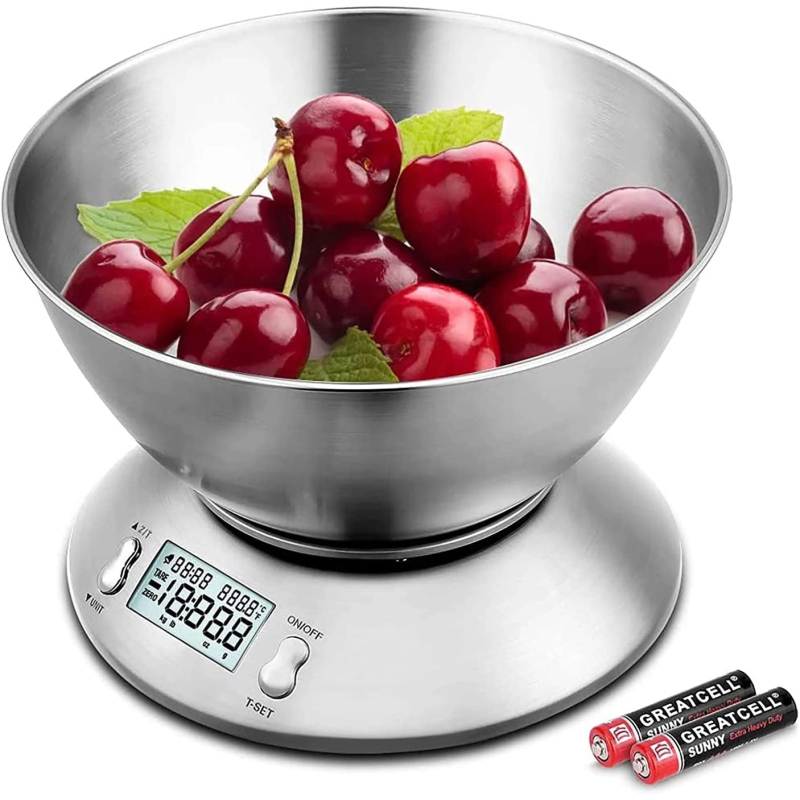 Lcd Ekran Elektronik Dijital Mutfak Terazisi İnox Hassas Mutfak Tartısı Lcd Ekran Elektronik Dijital Mutfak Terazisi İnox Hassas Mutfak Tartısı