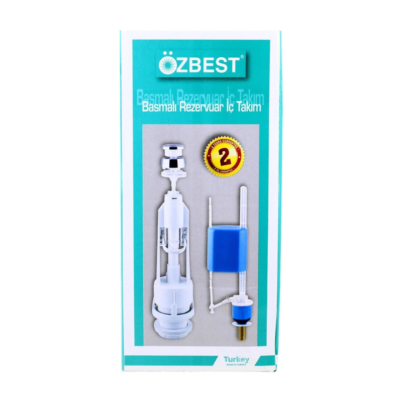 Özbest Su Tasarruflu Basmalı Klozet Rezervuar İç Takımı - Uyumlu Ve Dayanıklı Özbest Su Tasarruflu Basmalı Klozet Rezervuar İç Takımı - Uyumlu Ve Dayanıklı