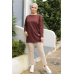 Yeni Stil Kahve Arma Detaylı Tunik 10020 Yeni Stil Kahve Arma Detaylı Tunik 10020