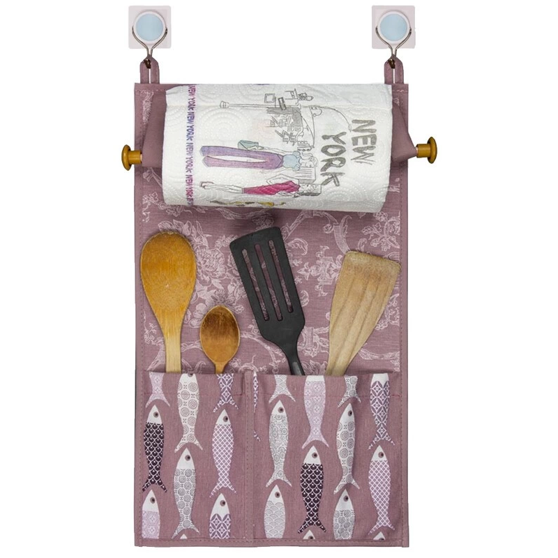 Çok Amaçlı Ahşap Kulplu Mutfak Peçete Askılığı Ve Kaşıklık Çok Amaçlı Ahşap Kulplu Mutfak Peçete Askılığı Ve Kaşıklık