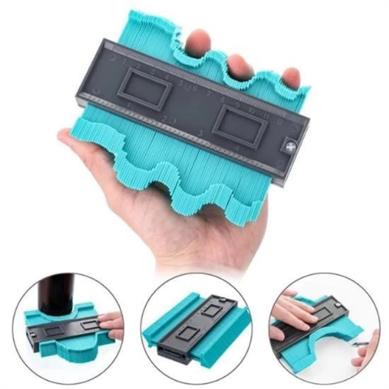 Çok Fonksiyonlu Plastik Kontur Ölçüm Cihazı Ahşap Fayans Şekillendirme Kalıbı Çok Fonksiyonlu Plastik Kontur Ölçüm Cihazı Ahşap Fayans Şekillendirme Kalıbı