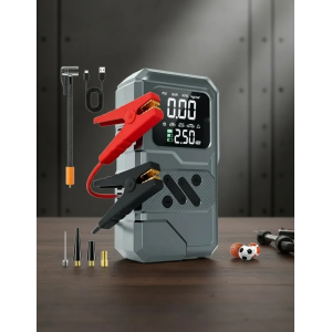 Taşınabilir Araç Akü Takviye Ve Hava Kompresörü Powerbank Özellikli